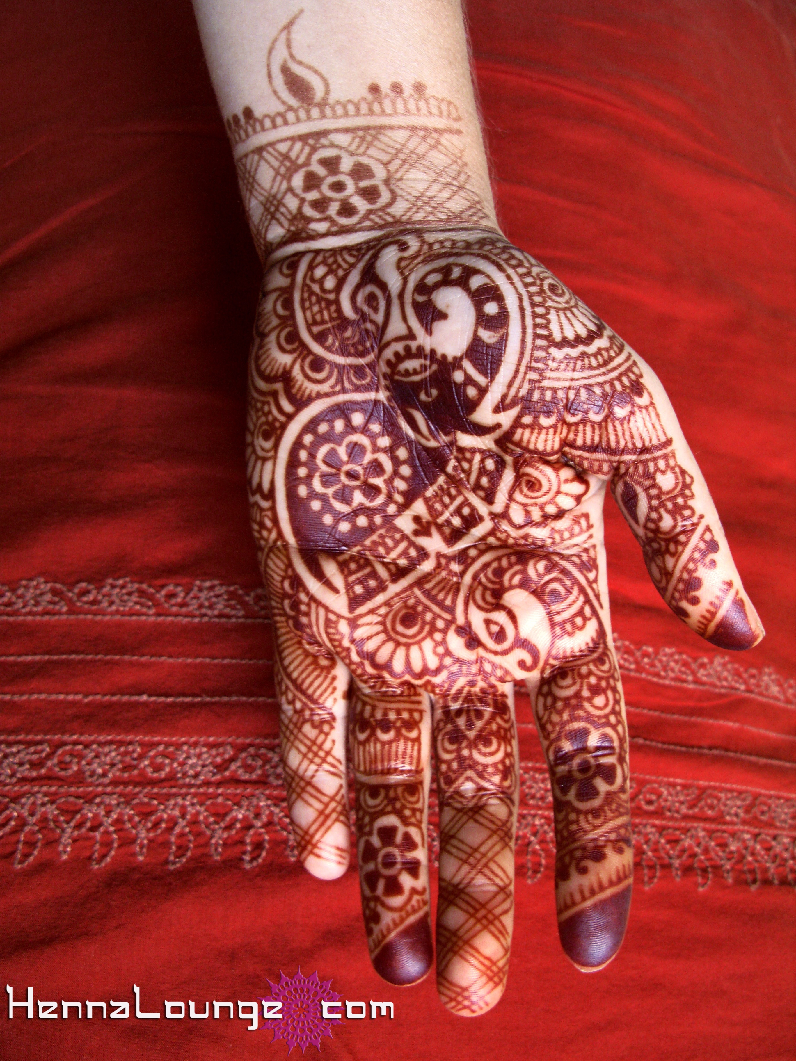 elephant with henna